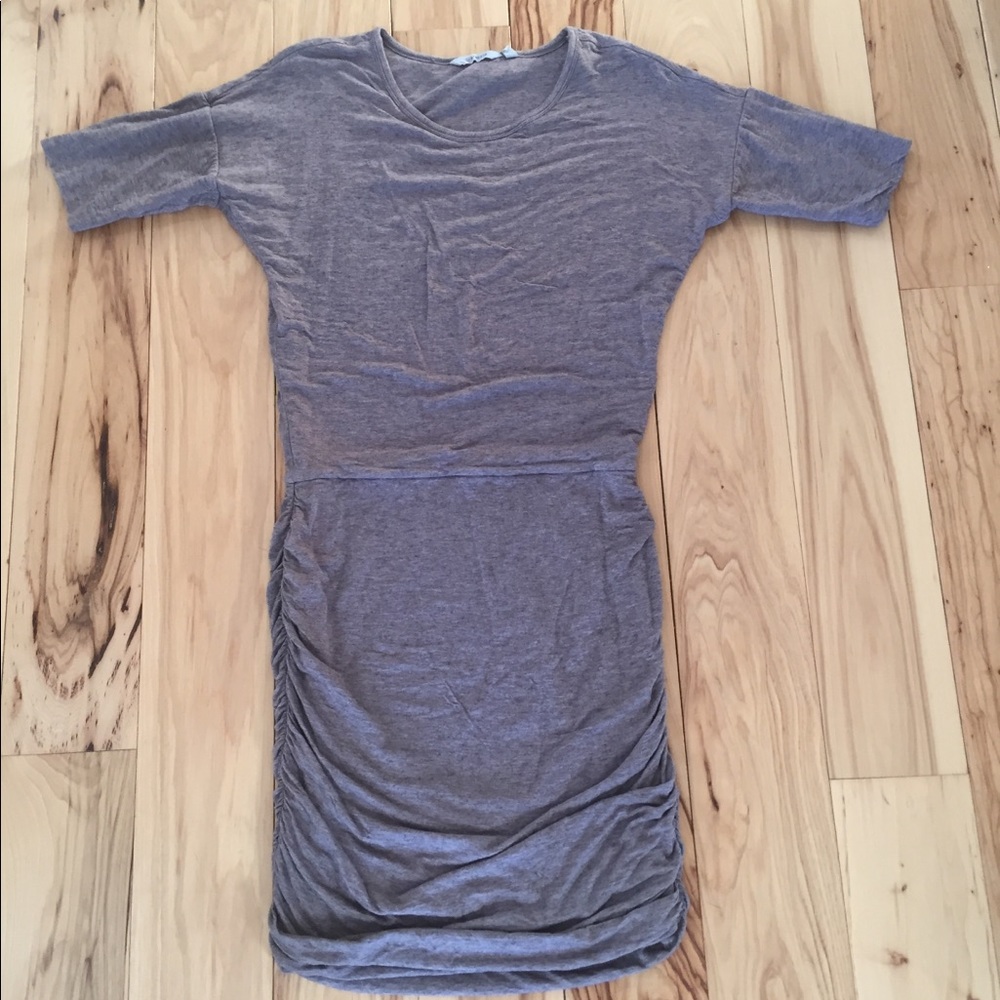 Last chance.  Athleta brown short sleeve dress, S
